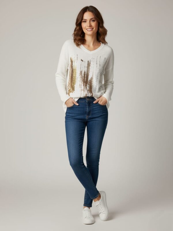 1104 Yaldızlı Bluz